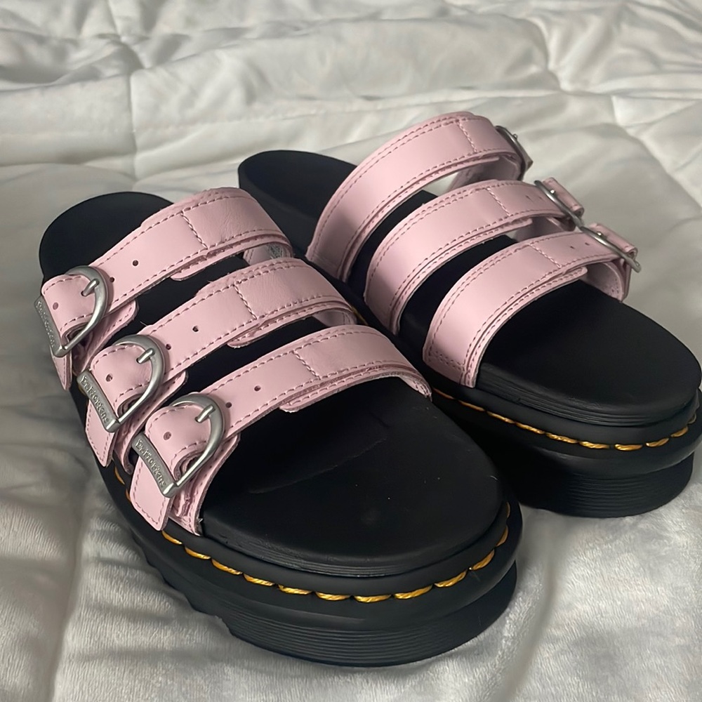 Dr. Martens Blaire Slide Sandals Pink